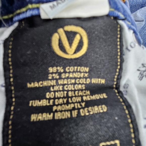 Vigoss factory distressed capri jeans size 28 - 5/6 - Picture 5 of 14